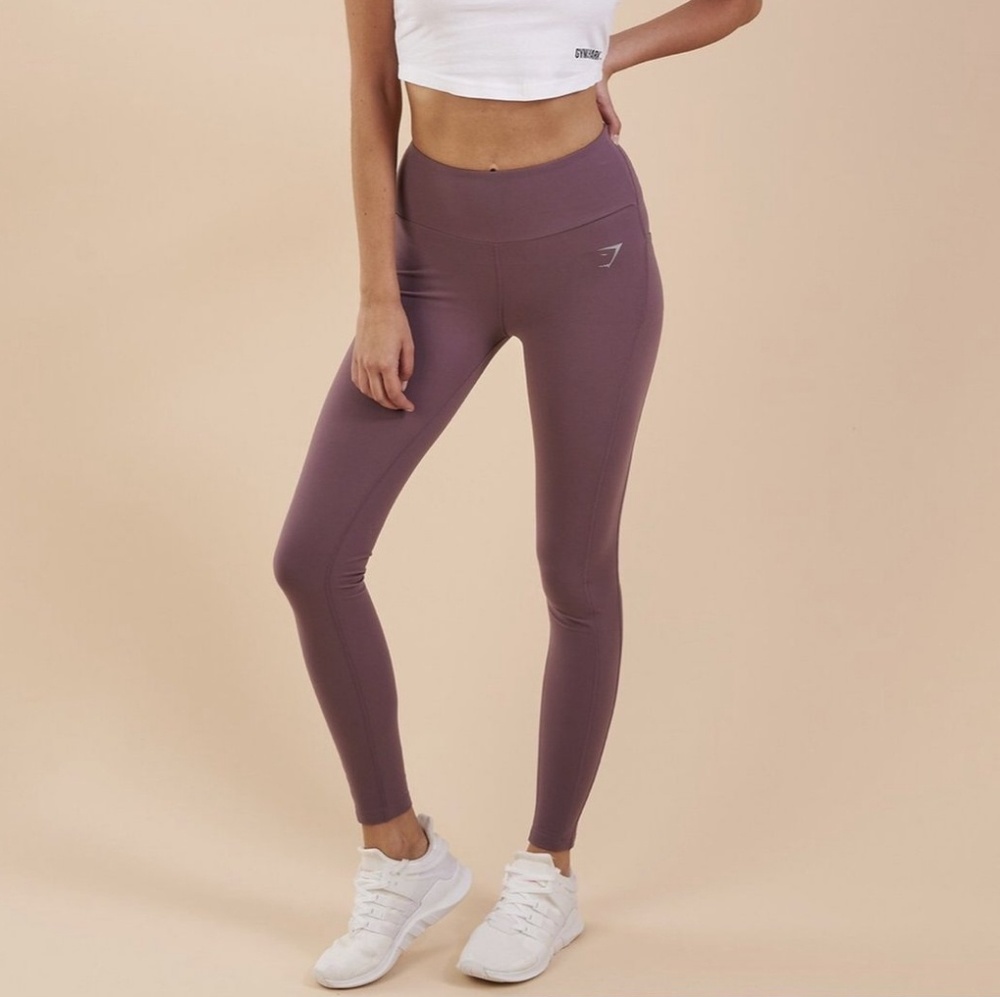 Gymshark Aspire Leggings purple wash